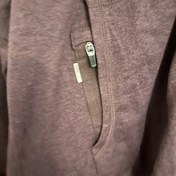 Women’s Halo Performance 2.0 Hoodie Zip Ups Size Small purple brown EUC Vuori - Picture 3 of 6